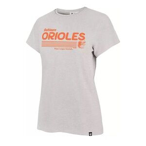 NWT 47 Women’s Baltimore Orioles Gray Horizon T-Shirt